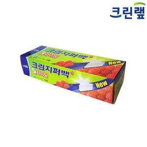 슬라이딩 크린지퍼백 21cm x 19cm_15매 소[28291675]