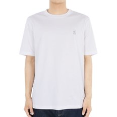 24 S/S 남성 로고 자수 반팔(화이트) M0B137444G CL087 /국내당일발송