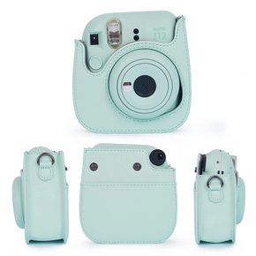 Leebotree mini 12 Instax Mini 12 PU 카메라 보호 케이스 11에 대응, 포켓과 조절 가능한 숄더