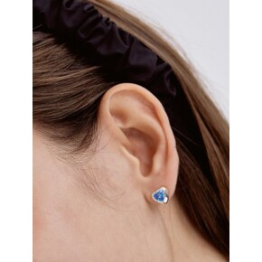 [단독](SILVER925) Twinkle Heart Cubic Earring EC1923