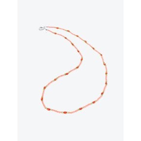 Peach Coral gemstone Maskstrap