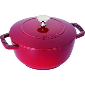 일본 스타우브 냄비0108 staub WaNABE 40501007 Wanabe Cherry M 7.1 inches 18 cm TwoHanded En