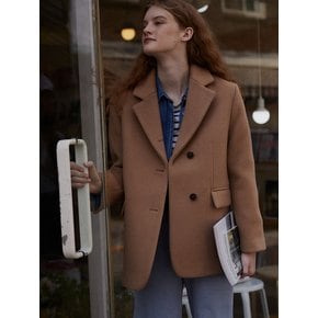 Tailored Wool Half Coat_2color