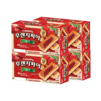  해태 후렌치파이 딸기192g x 4곽