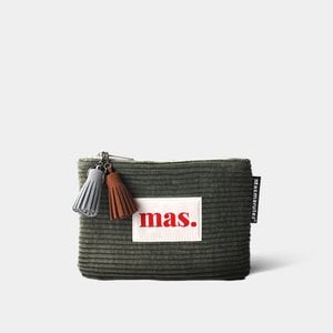 마스마룰즈 Basic pouch _ 코듀로이 카키