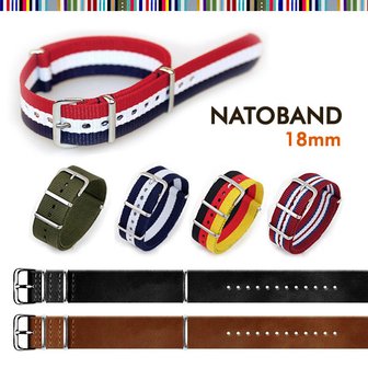 보이런던 [NATO BAND] 나토밴드 프랑스 에디션 닉우스터시계밴드-18mm