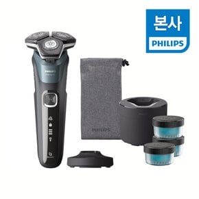 SkinIQ 5000 시리즈 전기면도기 S5882/76 페트롤 블루