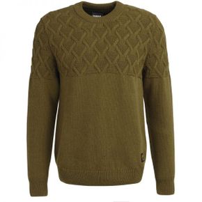 5531373 Barbour International Cable Knit Crew Neck Jumper