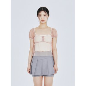 Dana square top set (Pink)