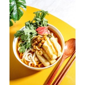 본고장 얼큰유부 우동 234.2g 1인분 1개 수타식면발 얼큰시원유부의맛