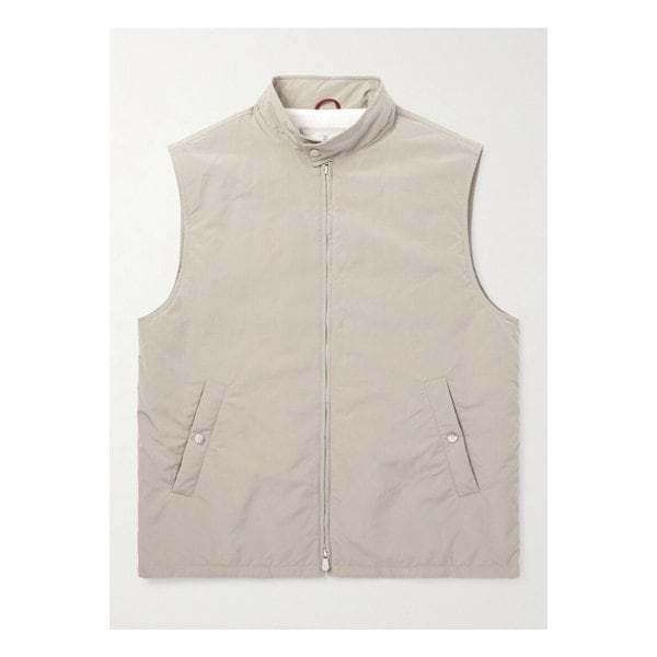 브루넬로쿠치넬리 패딩 셸 질레 그레이 46376663162900031