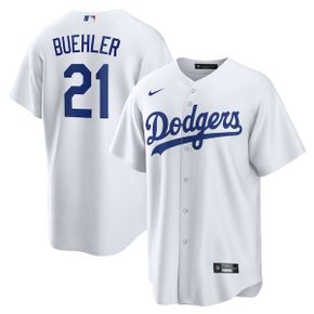 [해외] 1097330 나이키 MLB Walker Buehler LA 다저스 홈 플레이어 저지 화이트