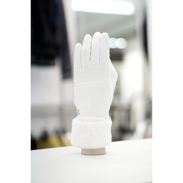 [여주점] 골프웨어 여성 골프 스웨이드 퍼 겨울 장갑 VNA01