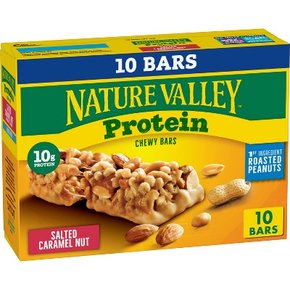 Nature Valley 단백질 소금 카라멜 너트 밸류 팩 - 14.oz 프로틴