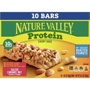 Nature Valley 단백질 소금 카라멜 너트 밸류 팩 - 14.oz 프로틴