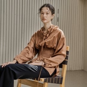 SEYMOUR STRING BLOUSE_BROWN