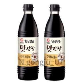 대상 청정원 햇살담은 간장피클용 맛간장 840ml 2개