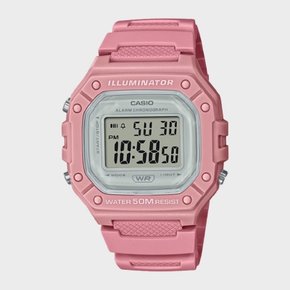 CASIO 카시오 W-218HC-4A 파스텔컬러 남여공용 디지털시계