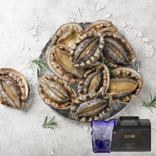 [전국택배][활][국산][ASC인증] 친환경 완도 활전복 세트 (특) (총1kg, 10-12미/kg)