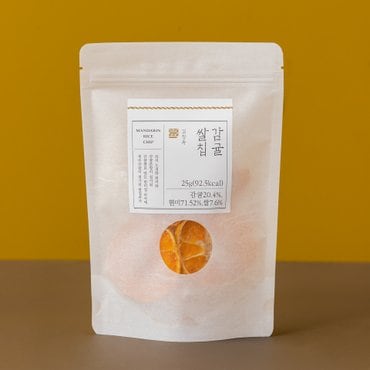 발효:곳간 [김정옥] 감귤 쌀칩 25g