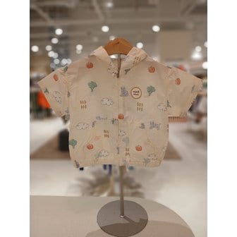 밍크뮤 [부산점] 모모반팔후드집업점퍼 (3531511002)