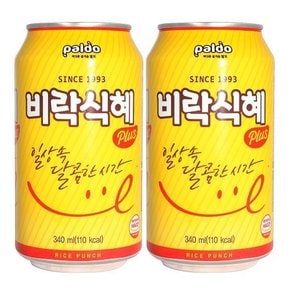 비락식혜 뚱캔 340ml x 48캔 / 전통음료