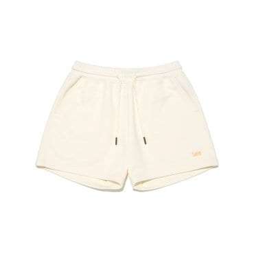 LEE 우먼 스웻 쇼츠 아이보리 LE2502SO70IV