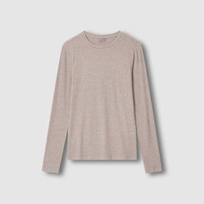 여 발열온감 소프트 립 긴팔 티셔츠 J115401005014