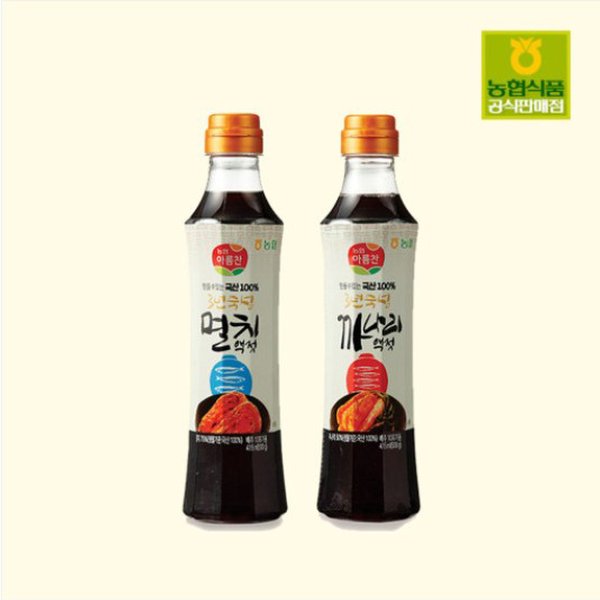 농협 아름찬 국산 100% 3년숙성 까라니액젓 / 멸치액젓 500g x 2개 - SSG.COM