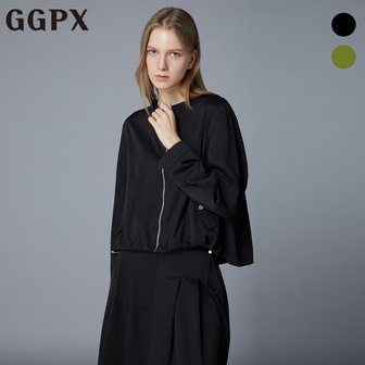 GGPX 라운드넥 은장 포켓 점퍼 (GO8JP001F)