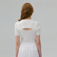 Back Cut-Out Top_IVORY