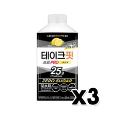 테이크핏 프로 레몬 제로슈가 단백질음료 450ml x 3개