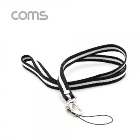 [IF403] Coms 스트랩 고리 / 넥 스트랩 / Black / 45cm