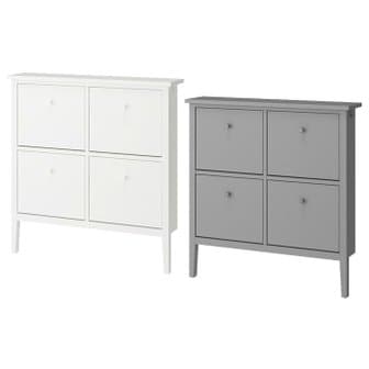 이케아 GULLABERG 굴라베리 4칸 신발장 105x22x107cm/슬림신발장/현관신발장/신발정리함