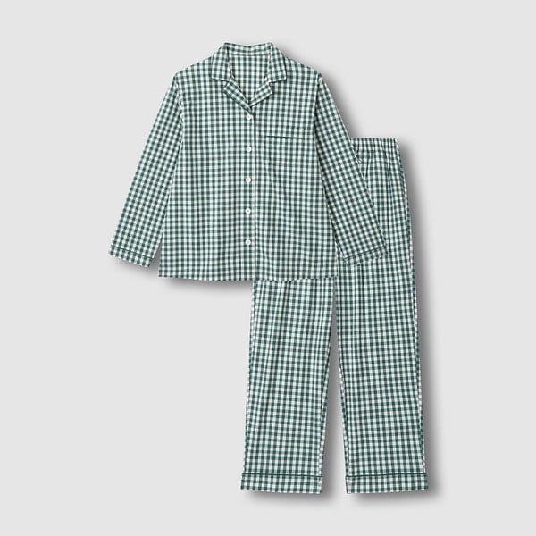 여 코튼 스트레치 10부 파자마 세트 J216901001042