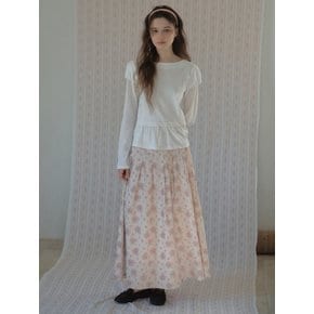 Vintage Bloom Pleats Skirt_Pink(O26SK02)