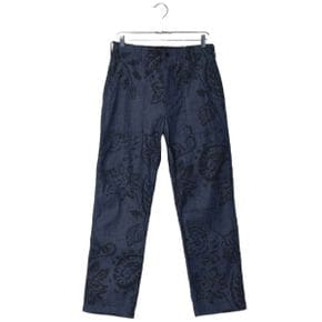 엔지니어드 가먼츠 Fatigue Pant Indigo Floral Print 8oz Denim MP331-CT242 데님 퍼티그 팬츠