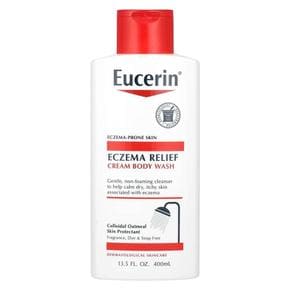 미국직구 Eucerin 유세린 엑지마 릴리프 크림 바디 워시 400ml