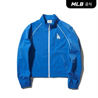 MLB [코리아공식]여성 스포티브 바시티 크롭 바람막이 LA (Ptn.Blue)