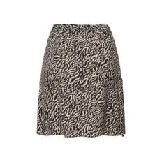 에뚜알 여성 Violaine Printed Viscose Mini Skirt Ecru/black 80IZ7S034 6171220