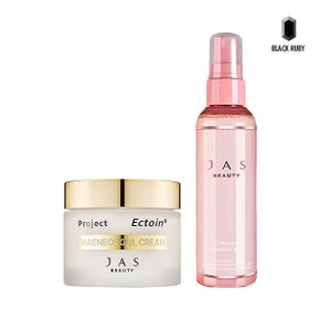 쟈스 엑토인 맨얼굴 크림 55ml + 콜라겐 앰플 미스트 100ml