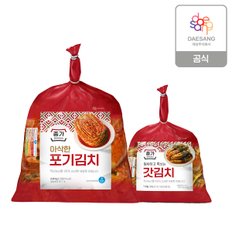 (m)[종가] 아삭한포기김치 4.8kg + 갓 1kg