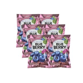 CW 청우 블루베리 캔디 100g x6개 / 사탕 과일맛