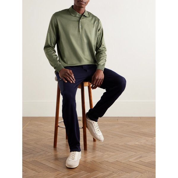 샤르베 코튼 새틴 폴로 셔츠 46376663163146424