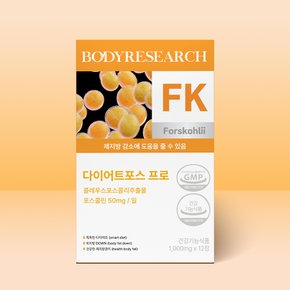 다이어트포스 프로(Pro) 콜레우스포스콜리 체지방감소  500mg 12정, 5개