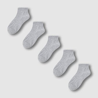 JAJU 여 코튼 단목 양말 5족 J146903201083