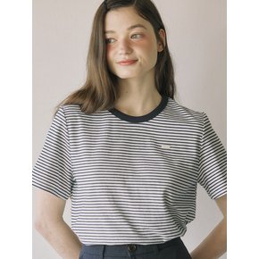 Hope Stripe T-Shirt - Navy