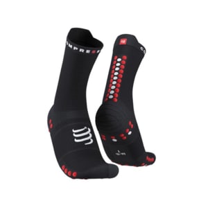 컴프레스포트 러닝 하이컷  양말 PRO RACING SOCKS V4.0 RUN HIGH Black/Red