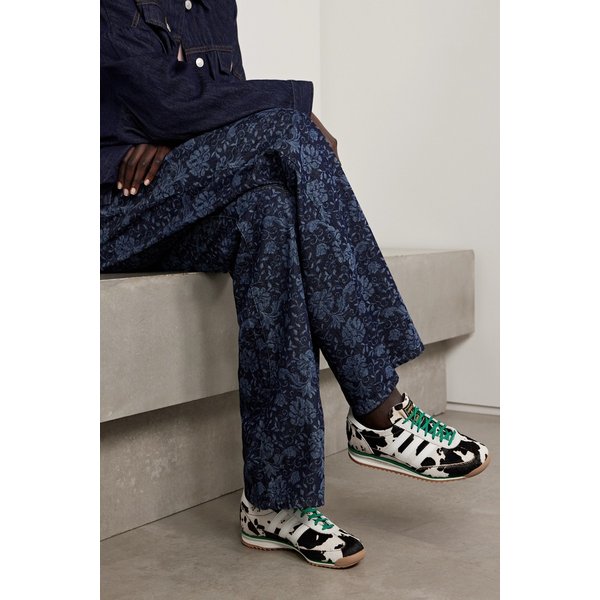 SL 72 OG 스웨이드 가죽 트림 카우프린트 스니커즈 46376663162926239