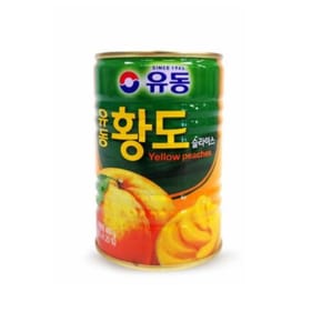 황도 슬라이스 통조림 캔 400g